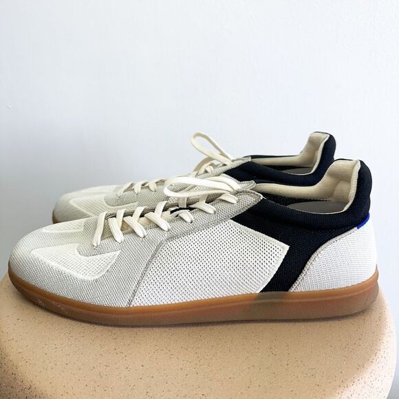 Rothy’s Men’s The RS01 Sneaker in Panther Black and White - Picture 2 of 12